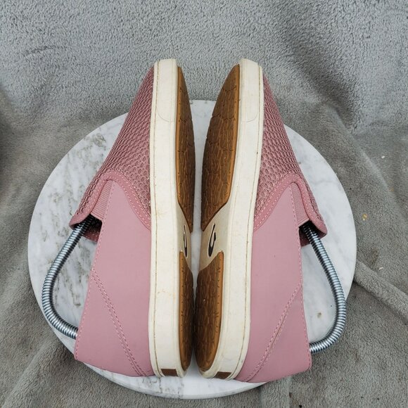 Olukai Shoes Womens Size 9 Pehuea Pink Textile Slip On Sneakers *Read* - Picture 6 of 10
